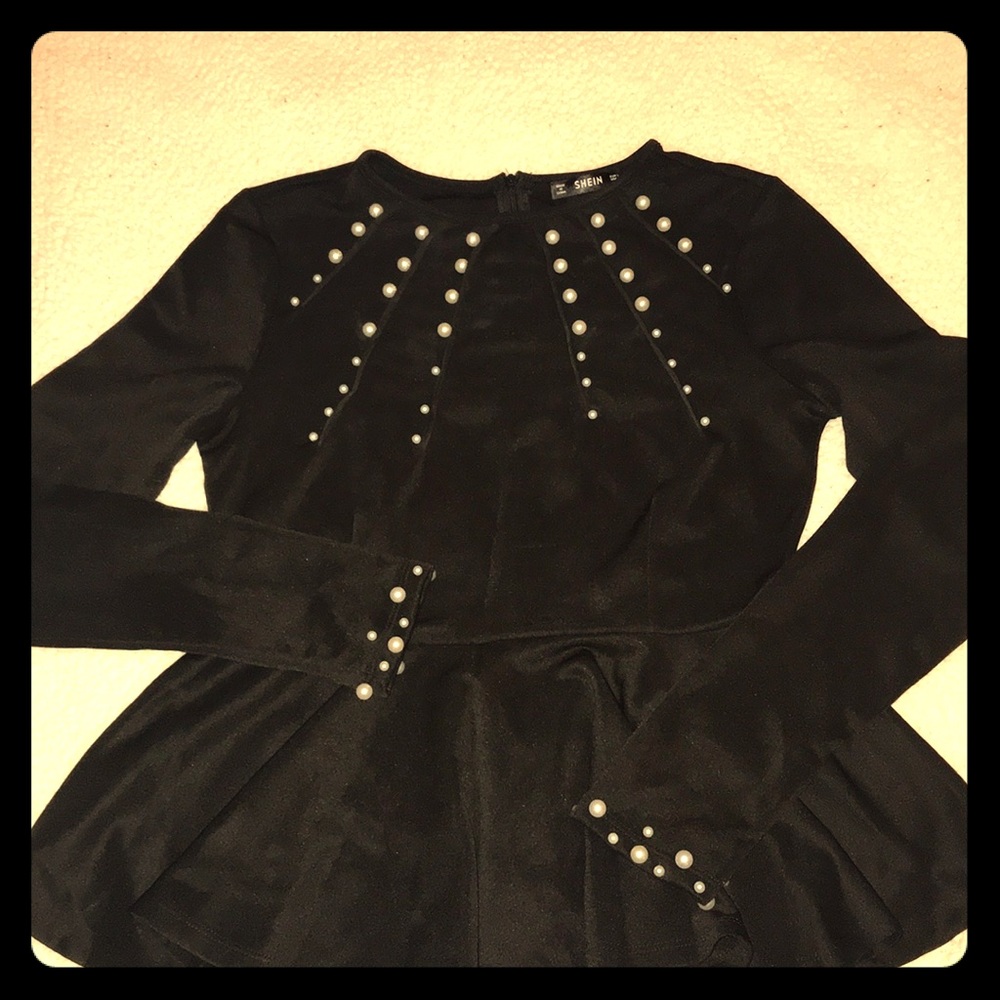 SHEIN peplum top